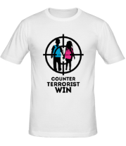 Мужская футболка Сounter terrorist win фото