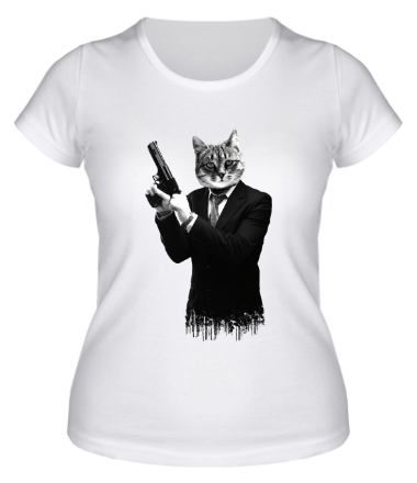 Женская футболка Cat! Pussy Cat!