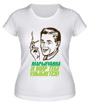 Женская футболка Марьиуанна фото