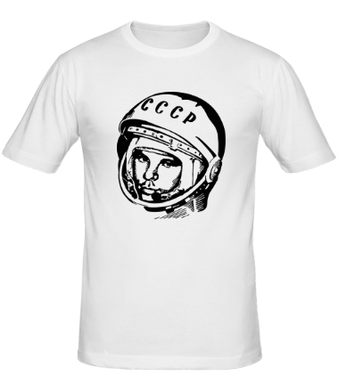 Мужская футболка СССР - Ю. Гагарин
