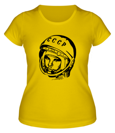 Женская футболка СССР - Ю. Гагарин