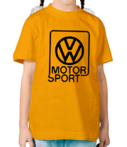 Детская футболка VW Motorsport фото