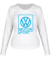 Женская футболка длинный рукав VW Motorsport фото