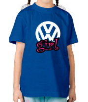 Детская футболка VW Girl фото