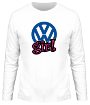 Мужская футболка длинный рукав VW Girl фото