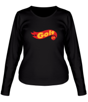 Женская футболка длинный рукав Golf GTI hot wheels