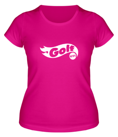 Женская футболка Golf GTI hot wheels