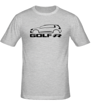 Мужская футболка VW Golf R silhouette