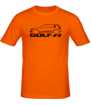 Мужская футболка VW Golf R silhouette фото