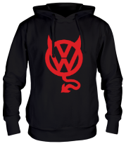 Толстовка худи VW Devil logo фото