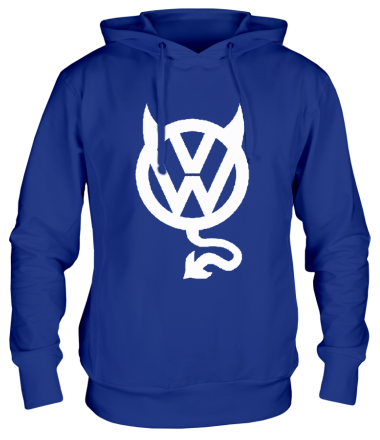 Толстовка худи VW Devil logo