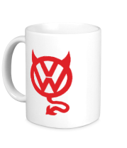Кружка VW Devil logo фото