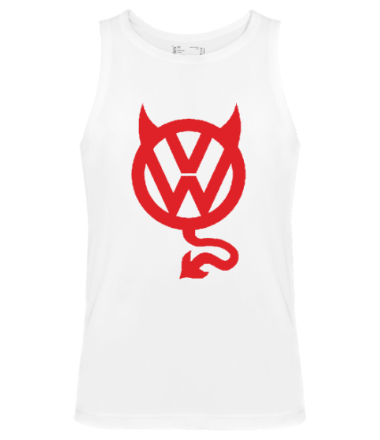 Мужская майка VW Devil logo