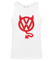 Мужская майка VW Devil logo фото