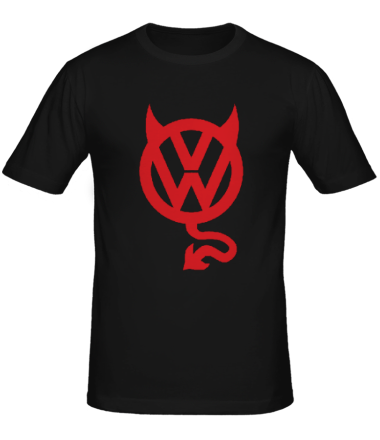 Мужская футболка VW Devil logo