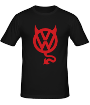 Мужская футболка VW Devil logo фото