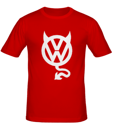 Мужская футболка VW Devil logo