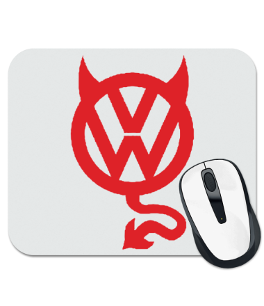 Коврик для мыши VW Devil logo