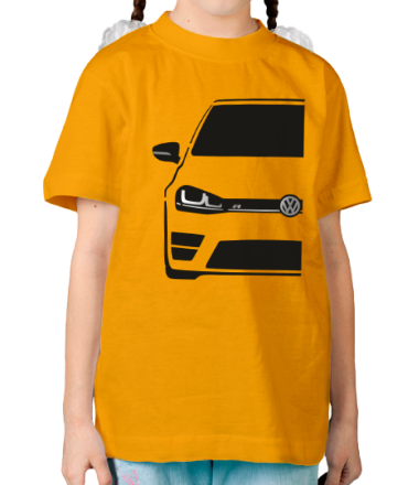 Детская футболка VW MK7 R Black