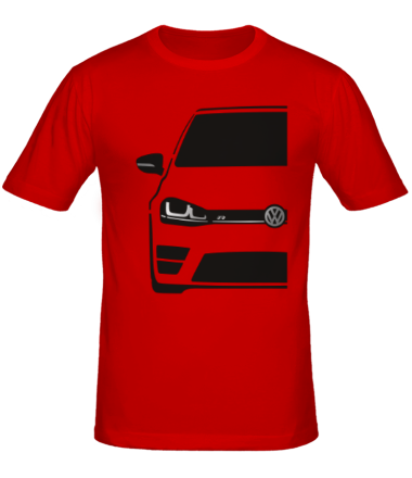 Мужская футболка VW MK7 R Black