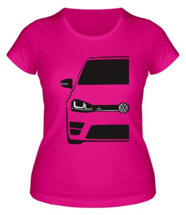 Женская футболка VW MK7 R Black