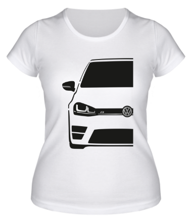 Женская футболка VW MK7 R Black