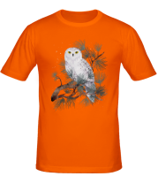 Мужская футболка Снежная сова фото