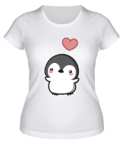 Женская футболка Penguin фото