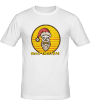 Мужская футболка Рождественский череп фото