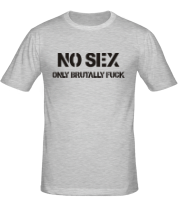 Мужская футболка No sex фото