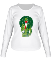 Женская футболка длинный рукав Рождественский Незнакомец фото