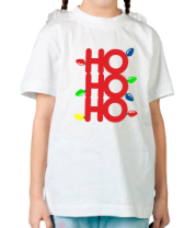 Детская футболка Хо хо хо, с рождеством фото