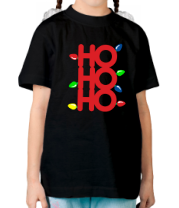 Детская футболка Хо хо хо, с рождеством фото