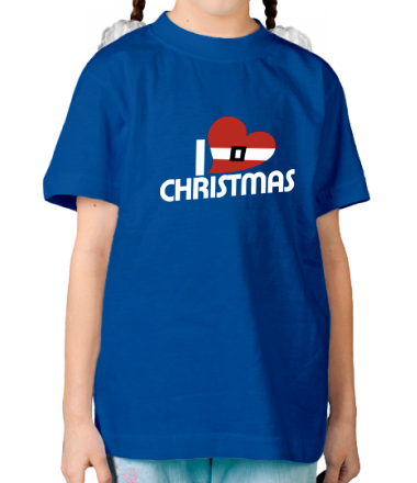 Детская футболка Я люблю Рождество