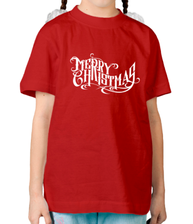 Детская футболка С Рождеством