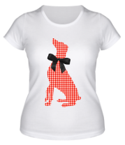 Женская футболка Retro Christmas Dog Style