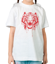 Детская футболка Рёв тигра фото