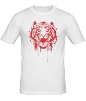 Мужская футболка Рёв тигра фото