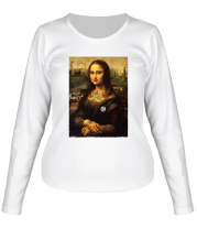 Женская футболка длинный рукав Современная Мона фото
