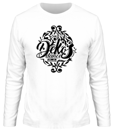 Мужская футболка длинный рукав ДЕКОС (логотип)