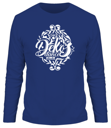Мужская футболка длинный рукав ДЕКОС (логотип)