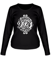 Женская футболка длинный рукав ДЕКОС (логотип) фото