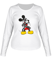 Женская футболка длинный рукав Terminator Mickey фото