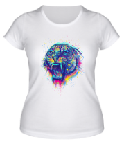 Женская футболка Painted Tiger фото
