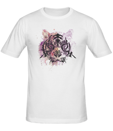 Мужская футболка Splatter tiger