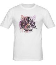 Мужская футболка Splatter tiger фото