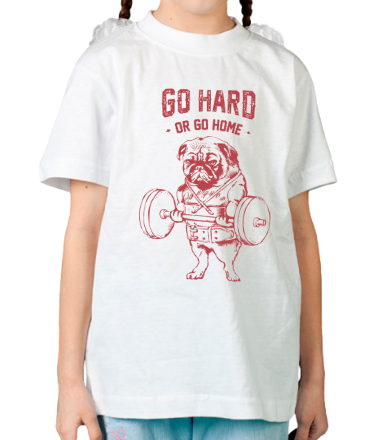 Детская футболка Go Hard or Go Home