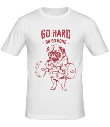 Мужская футболка Go Hard or Go Home