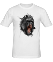 Мужская футболка Злая горилла фото