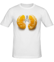 Мужская футболка Мандарин в лёгких фото
